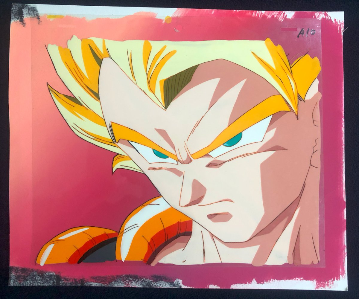 Gogeta cel from Dragon Ball Z: Fusion Reborn.

#dragonballz #dbz #productioncel #dragonball #ドラゴンボール #animecel #animecels #animationcel #goku #cellulo #cel #cels #セル画