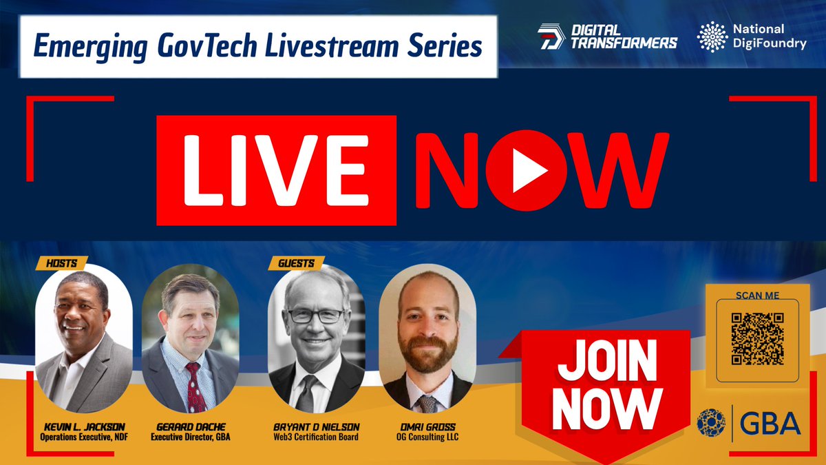 gbaglobal's tweet photo. π¨We Are LIVE! π¨ Join us now for this engaging discussion on How AI & Web3 are Shaping the Global Workforce
π https://t.co/sZRy8Yv0na
Tuesday, April 8th
12:00
#GovTech #Blockchain #AI #Web3 #DigitalTransformers #EmergingGovTech #GBAGlobal #BMM #NationalDigiFoundry #GBA https://t.co/dSxP4HfYAQ