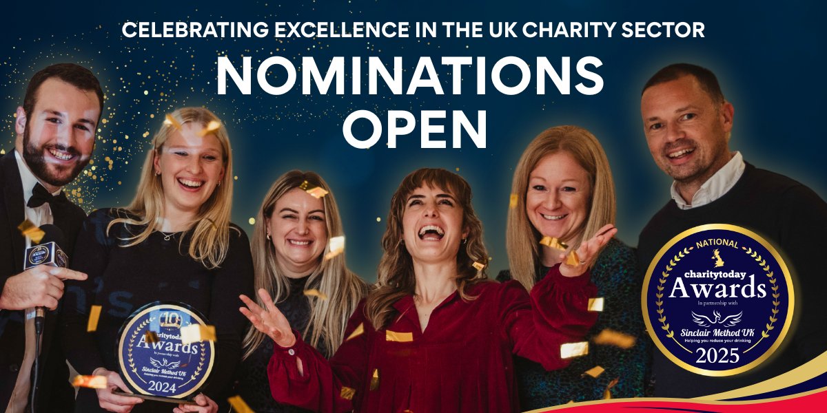 CharityAwards's tweet photo. Your nomination could make someone’s year. 💫 Don’t wait – submit now! 🏅 #CharityTodayAwards
👉 https://t.co/vBraAtfywT #charity #volunteers https://t.co/yxYFaWvMYL