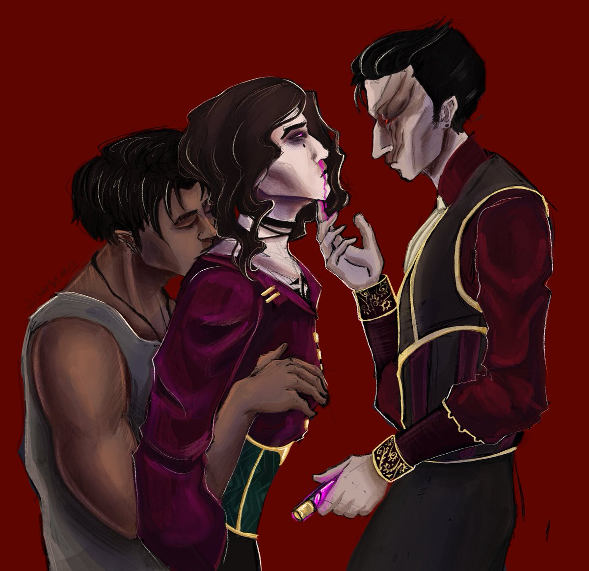 da__jija's tweet photo. uh how should i call them,,, jayvilco?
art for my zaun!viktor au
#vilco #jayvik #arcane https://t.co/UbGVTW8VHp