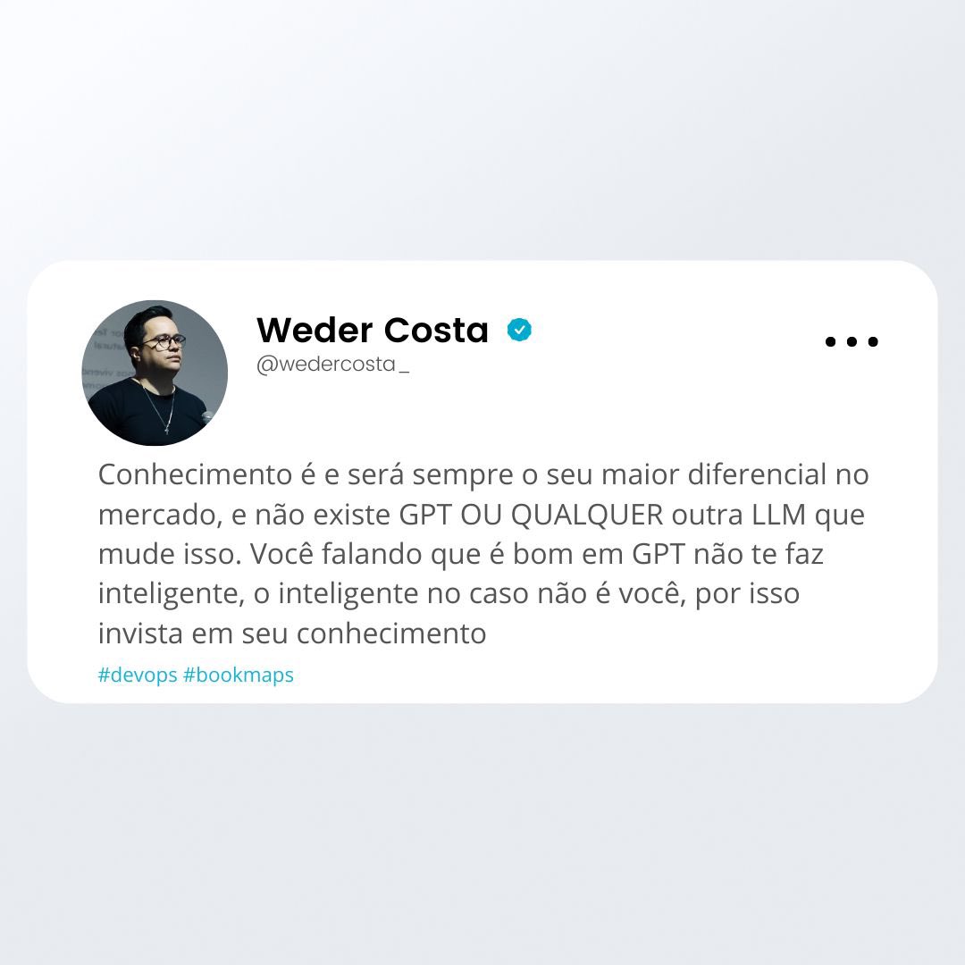 Conhecimento é e será sempre o seu maior diferencial no mercado, e não existe GPT OU QUALQUER outra LLM que mude isso. 

Você falando que é bom em GPT não te faz inteligente, o inteligente no caso não é você, por isso invista em seu conhecimento