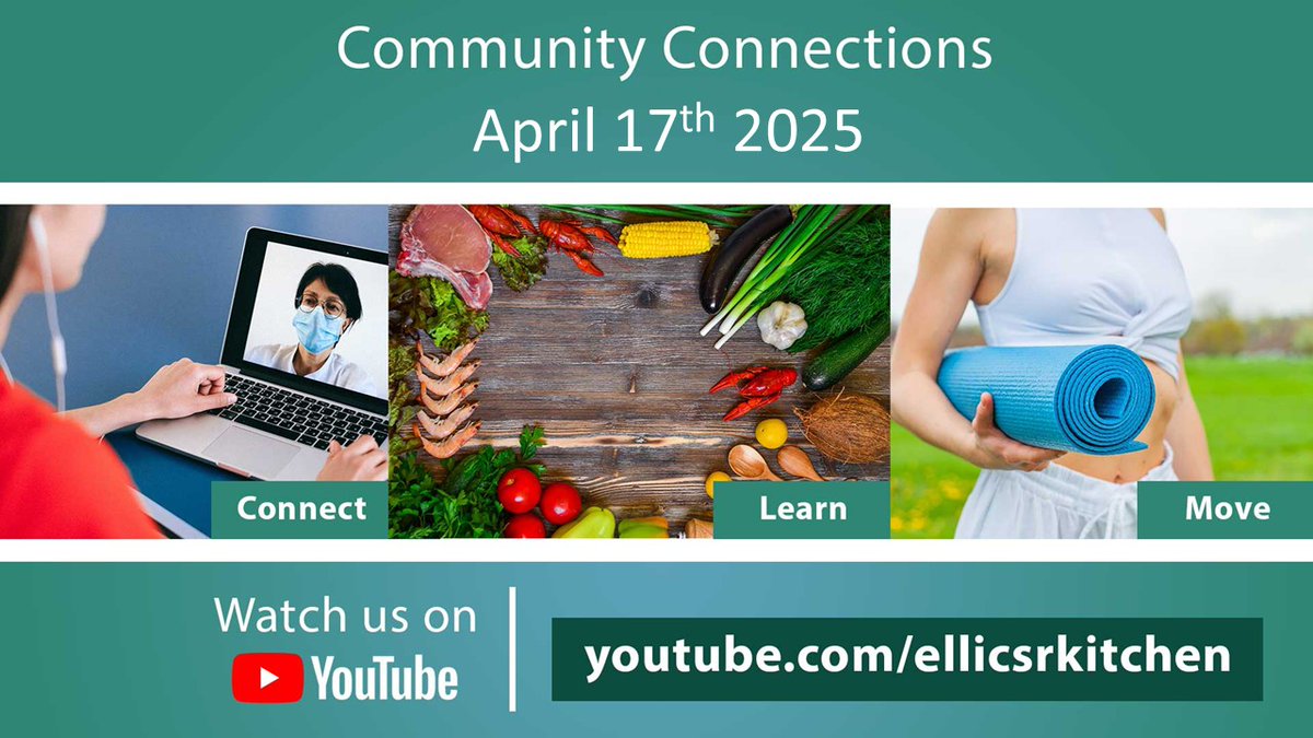 ELLICSR Kitchen (@ellicsrkitchen) on Twitter photo On April 17th, we're very excited to be featuring two incredible Culinary Nutrition Management students from <a href="/GBCollege/">George Brown College</a>, Shima Vaez & Kobe John🙌
Simple and Nutritious Comfort Cooking -
Join us in-person or watch the livestream from 12pm to 1pm EST 💚
youtube.com/ellicsrkitchen On April 17th, we're very excited to be featuring two incredible Culinary Nutrition Management students from <a href="/GBCollege/">George Brown College</a>, Shima Vaez & Kobe John🙌
Simple and Nutritious Comfort Cooking -
Join us in-person or watch the livestream from 12pm to 1pm EST 💚
youtube.com/ellicsrkitchen