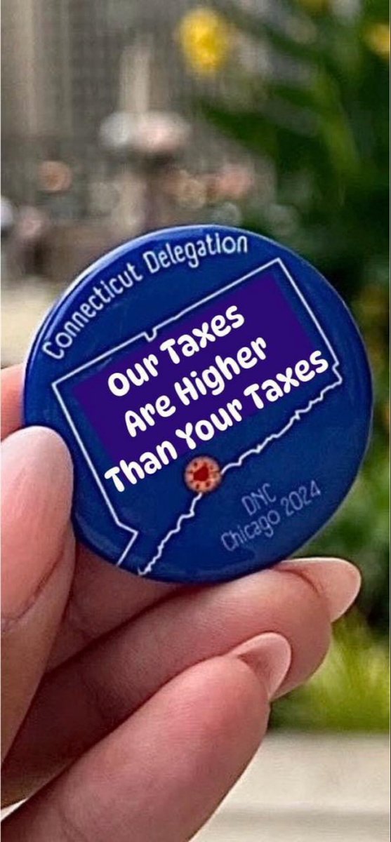 CT News & Opinion (@ctnewsop) on Twitter photo CT taxes: 6.99% income, 6.35% sales, sky-high property, 25¢/gal gas, 7.5% corporate, even estate tax after death. People come for the pizza and leave for the taxes
<a href="/CTDems/">Connecticut Dems</a> tax you coming, going, earning, spending, owning, leaving no stone unturned or penny unclaimed <a href="/GovNedLamont/">Governor Ned Lamont</a> CT taxes: 6.99% income, 6.35% sales, sky-high property, 25¢/gal gas, 7.5% corporate, even estate tax after death. People come for the pizza and leave for the taxes
<a href="/CTDems/">Connecticut Dems</a> tax you coming, going, earning, spending, owning, leaving no stone unturned or penny unclaimed <a href="/GovNedLamont/">Governor Ned Lamont</a>