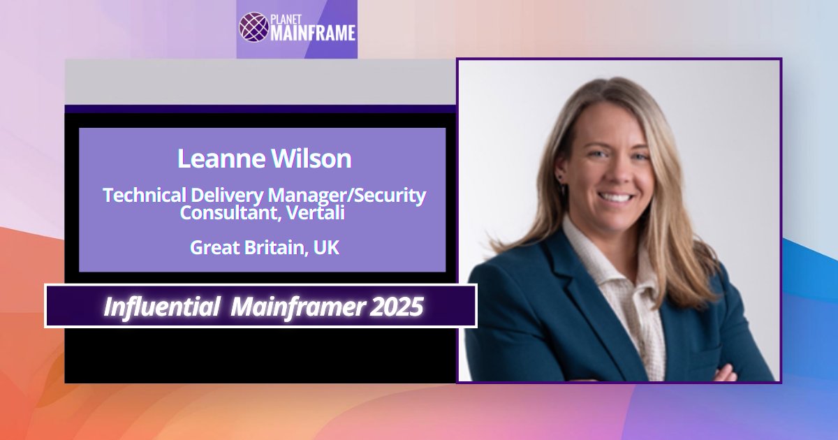 #PMFInfluentialMainframer Spotlight: Leanne Wilson 

From launching apprenticeships to driving cyber awareness &amp; inclusion, Leanne of <a href="/vert_MF/">Vertali</a> is helping shape a stronger, smarter #MainframeCommunity.

She’s closing the talent gap—and opening doors. ➡️ hubs.li/Q03gpmS80