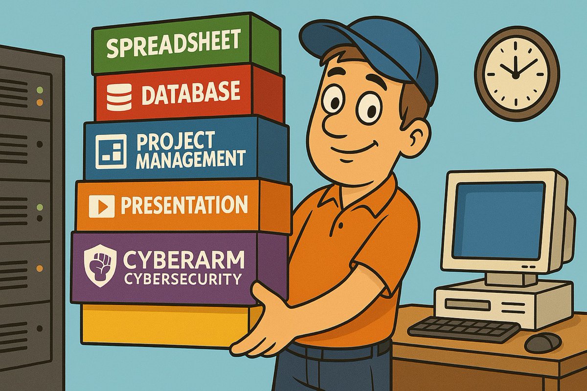 TheCyberarmSec's tweet photo. Your team’s got the tools — spreadsheets, databases, project plans — but who’s guarding the gates? 

At CyberArm, we protect more than just your data. We secure your entire workflow, from the ground up.

#CyberArmSecurity #StaySecure #CyberDefense #ProtectWhatMatters https://t.co/czHOdEsa9v