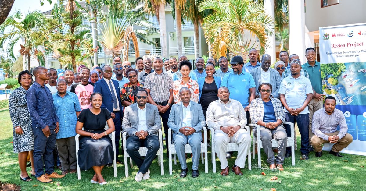 resea_project's tweet photo. 👏Thrilled to champion #BluePartnerships! We convened the Tanga-Pemba (TP) Multi-stakeholder Forum &amp; discussed strengthening seascape mgt, knowledge gaps, equitable #governance, OECMs, advancing 30x30 targets &amp; nominating the TP seascape as a UNESCO Man &amp; Biosphere Reserve https://t.co/AwBvnoBwXa