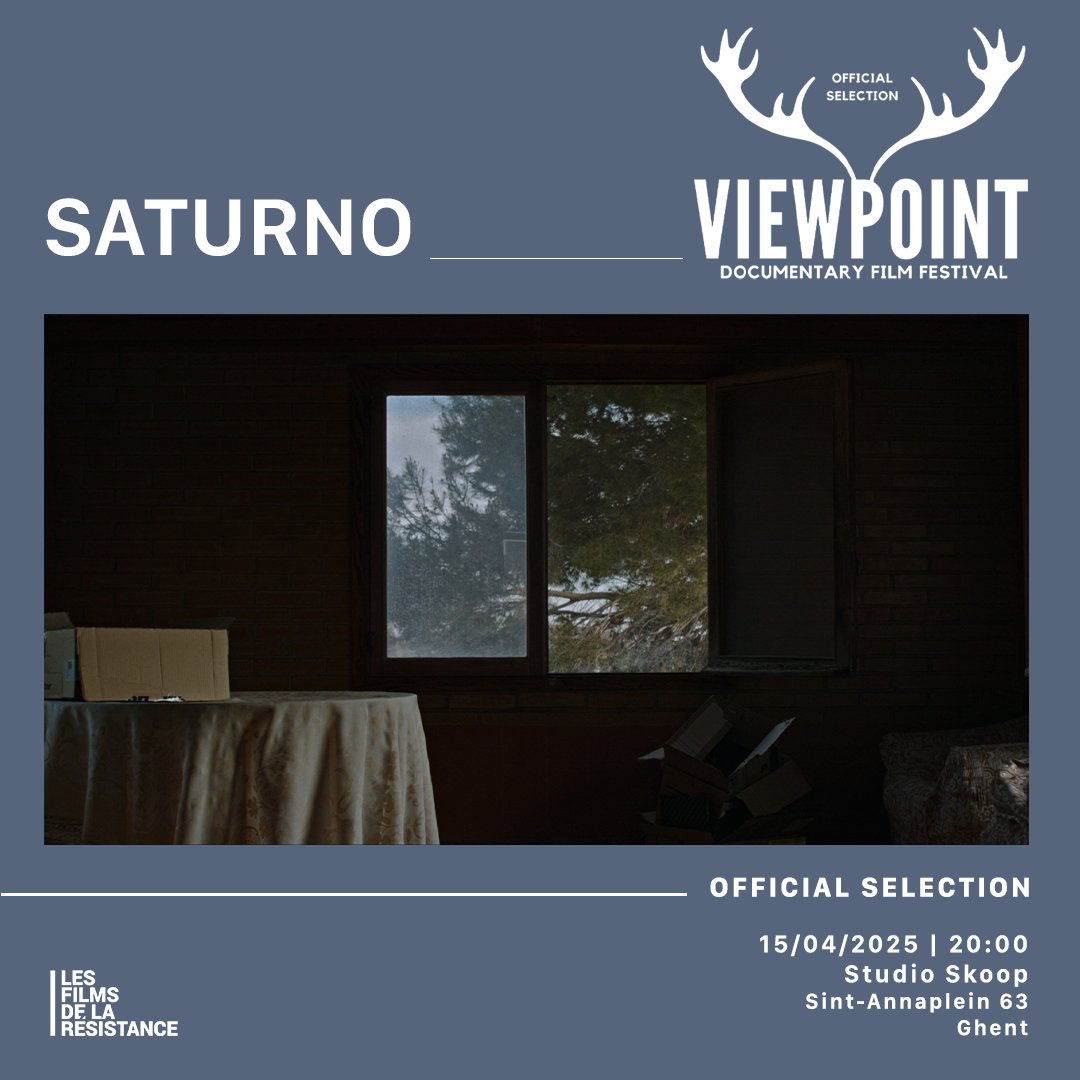 📷La próxima semana #Saturno hace una parada en Bélgica para formar parte de la selección oficial del Ghent Viewpoint Documentary Film Festival.
📷La película se proyectará el 15 de abril a las 20:00 horas en la sala @StudioSkoop, un buen plan de martes si te pilla cerca.