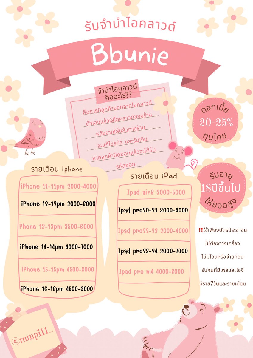 bbunie /จำนำไอคราว tweet media