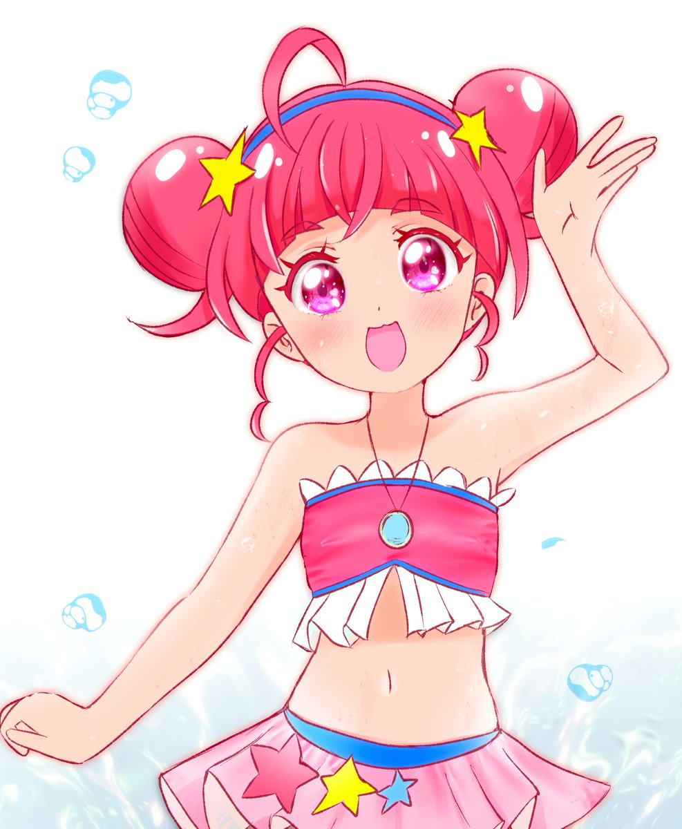 星奈ひかる 「みずぎ ?」|れとら⭐︎UP DATEのイラスト