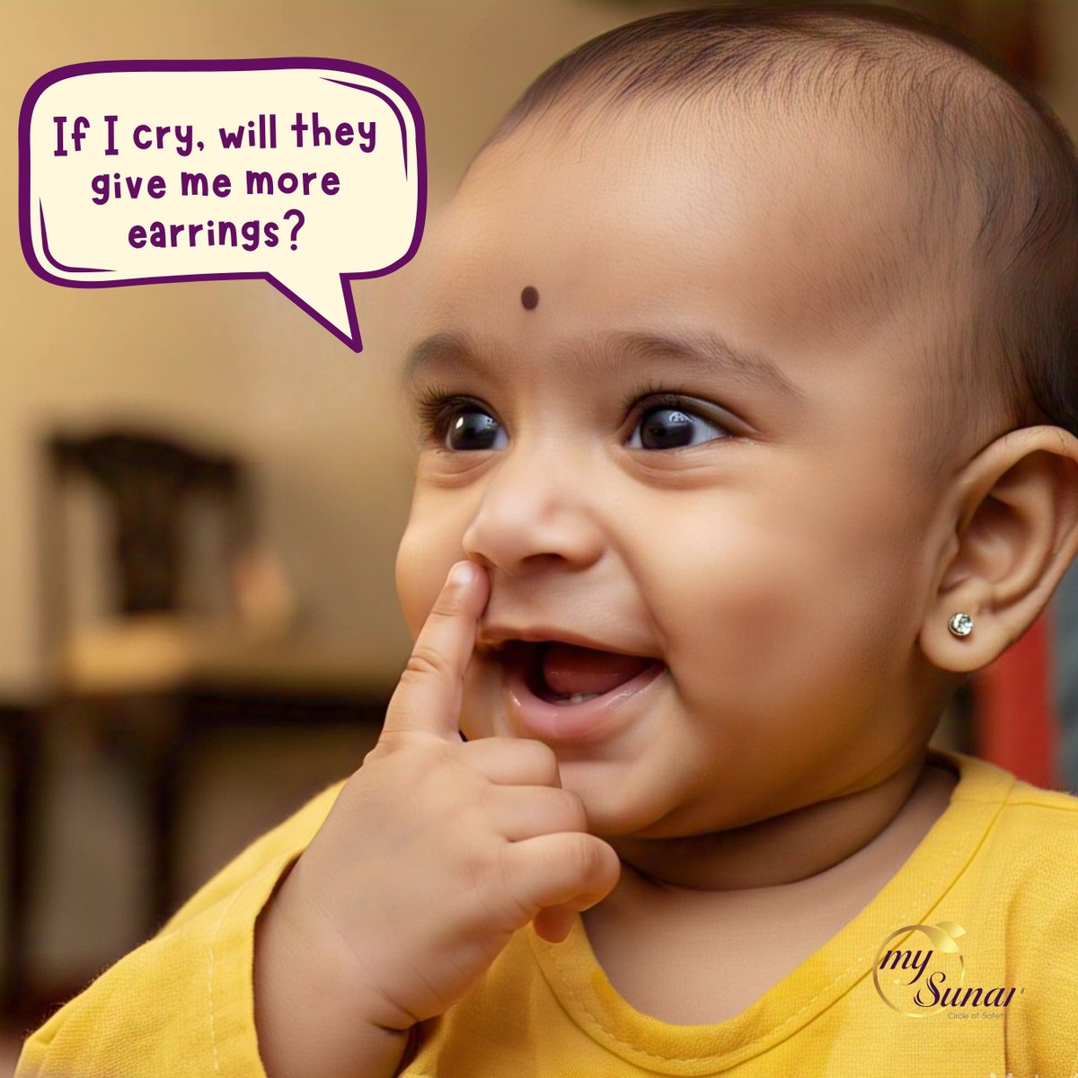 mysunars's tweet image. Earrings in. Mood: Fabulous! Baby reactions after piercing are a whole vibe! 😎😁
#babypiercingreaction #cutebabymoments #piercingvibes #babywithstyle #mysunarbabies #firstearrings #fabulousbaby #babymilestone #earpiercingjoy #happybabyvibes #mysunar