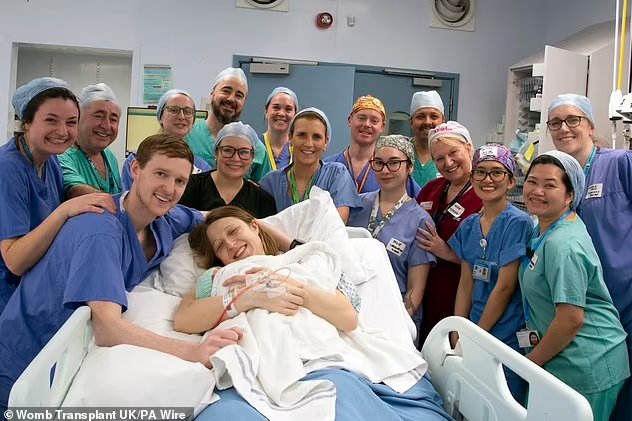A British woman has given birth to a healthy baby girl after having her sister’s womb transplanted into her, becoming UK’s first that could benefit thousands more women.