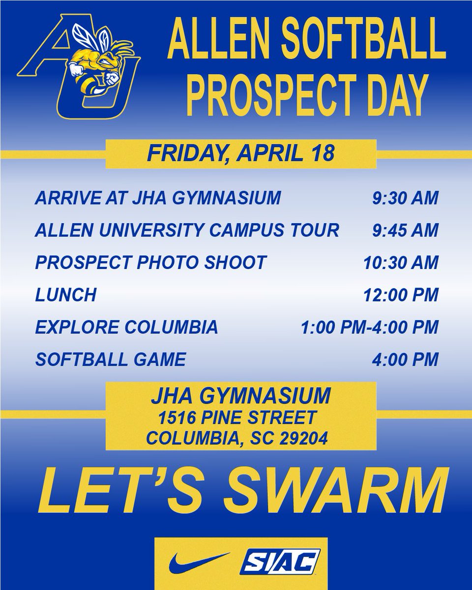 𝐅𝐔𝐓𝐔𝐑𝐄 𝐘𝐄𝐋𝐋𝐎𝐖 𝐉𝐀𝐂𝐊𝐄𝐓𝐒!

Request your invitation to this year’s Prospect Day by using the QR code below! If you are selected, our coaching staff will be reaching out to you with an official invite!