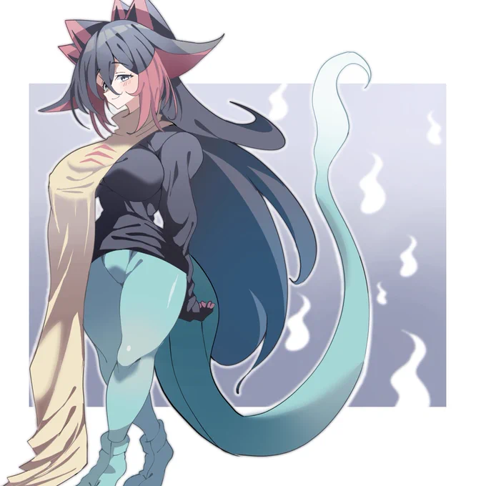 擬人化ドラパルト 