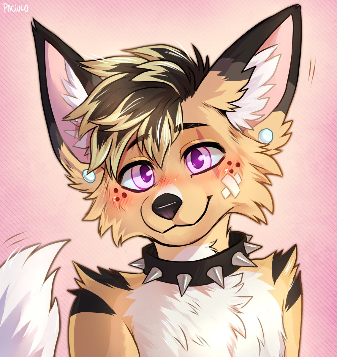 With that charming look, this cutie can effortlessly capture your heart 😍🥰

🎨 Art by <a href="/Paciuloo/">Paciulo</a>