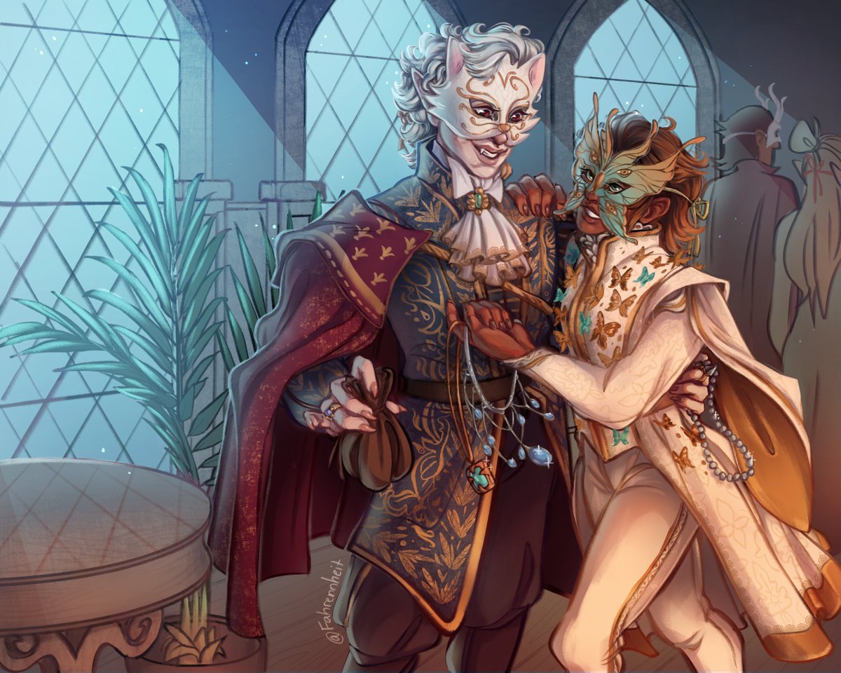 Fahrennheit's tweet image. Hi #Portfolioday 💫
I'm Mads, an illustrator who loves fantasy worlds and characters, and I'm inspired by movies and games!
🔗: fahrennheit.carrd.co