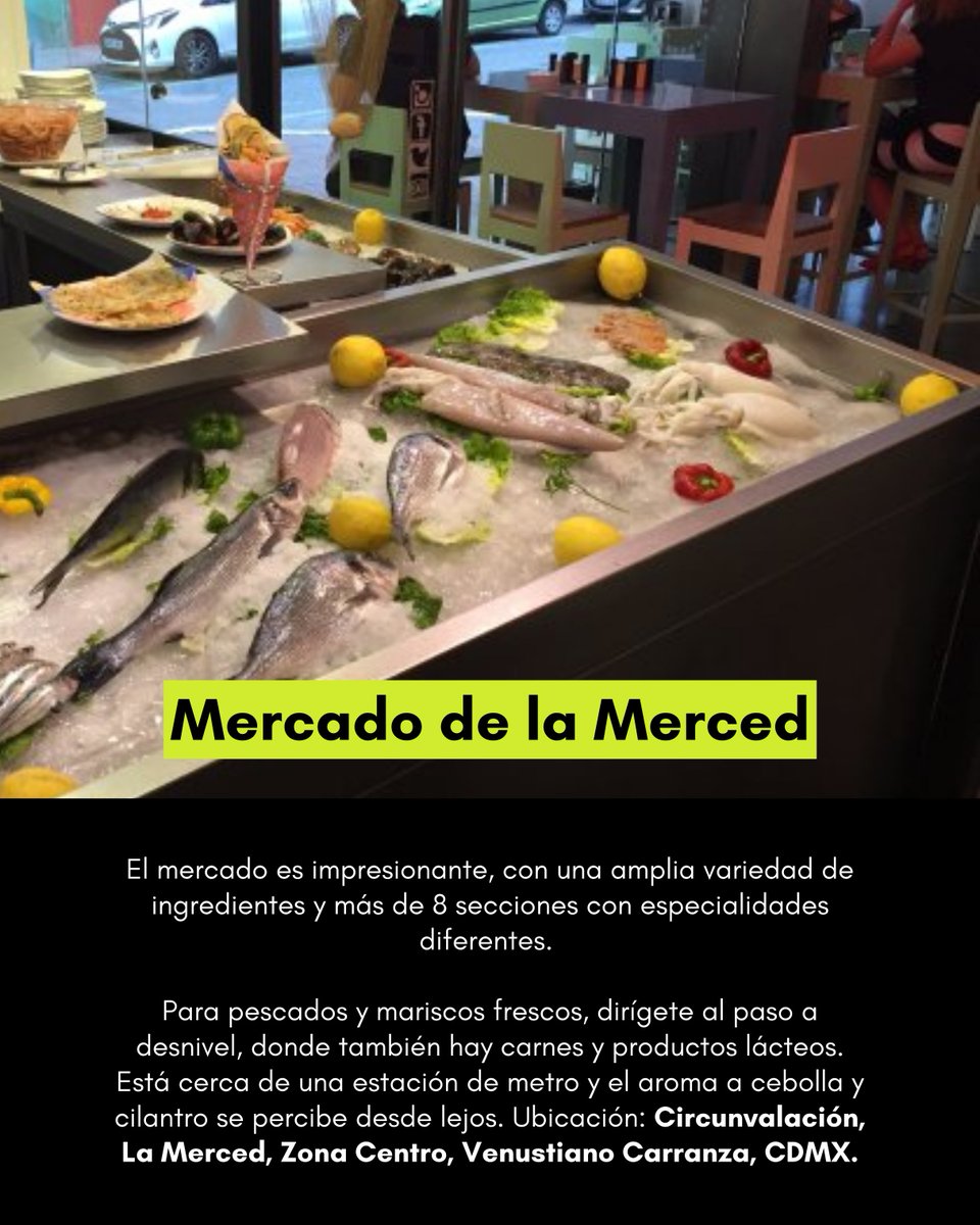 Si te toca cocinar esta Semana Santa, que sea con ingredientes buenos. 🐟
 Aquí te dejamos los mercados imperdibles en CDMX para conseguir mariscos frescos y económicos. 🛒
#Mercados  #CDMX #Cuaresma  #Mariscos  #SemanaSanta #GourmetDeMéxico