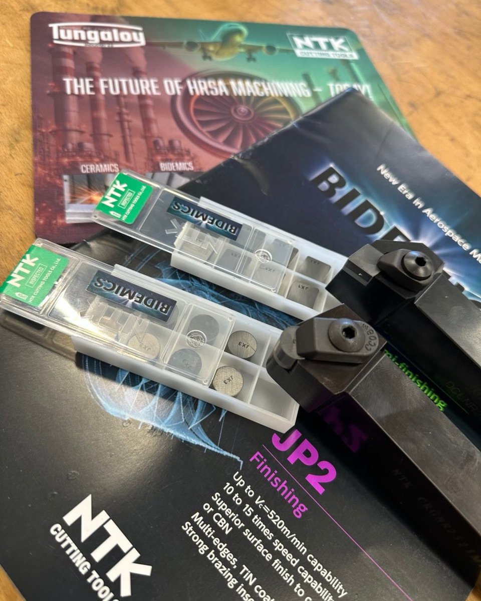 TungaloyUK's tweet photo. 💥BIDEMICS in Action!
JX1/JX3 tackle Inconel at 400–480 m/min—live at our Machining Day!
Precision. Speed. Built for aerospace & HRSA.
Still time to stop by and catch the demo!
https://t.co/kDVQuMPjDQ
.
.
.
#CNC #Inconel #BIDEMICS #Machining #Engineering #UKmfg #CuttingTools https://t.co/eCaHgaYVYT