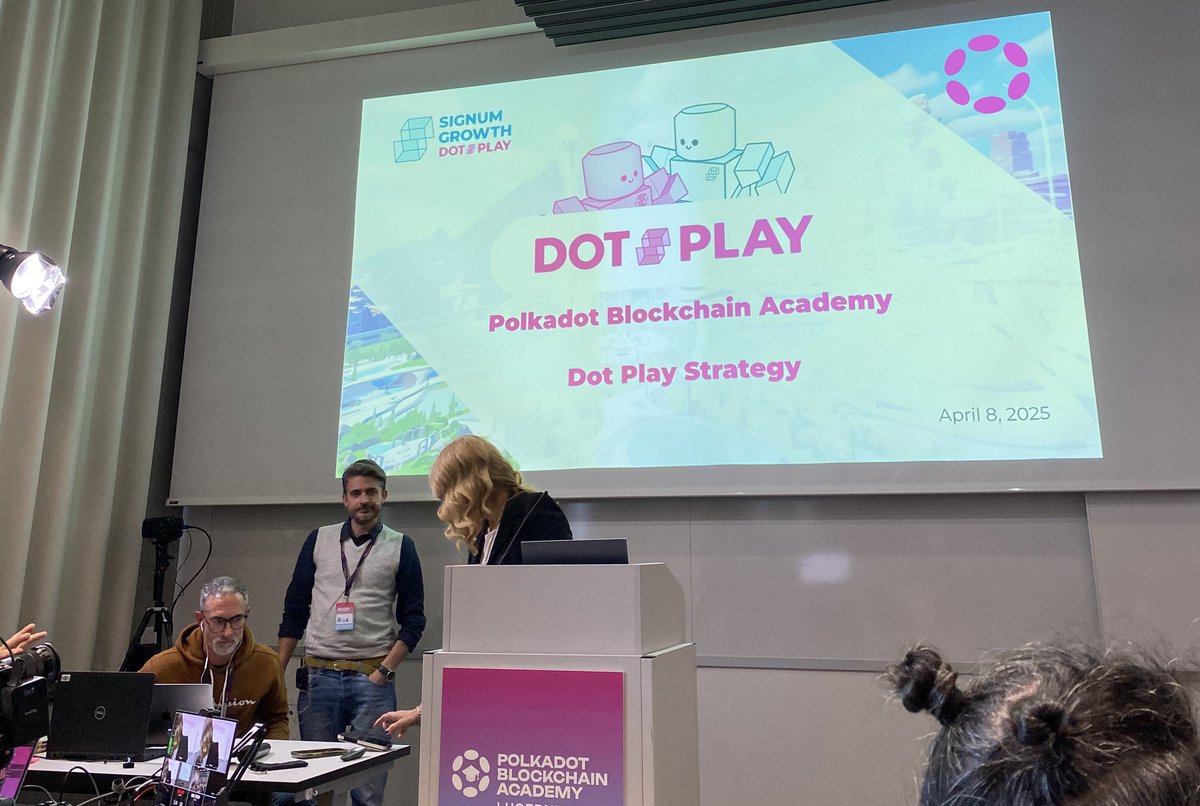 filippoweb3's tweet image. The @dotplayteam strategy presented by @daltonan at the Polkadot Blockchain Academy 😊

@AcademyPolkadot