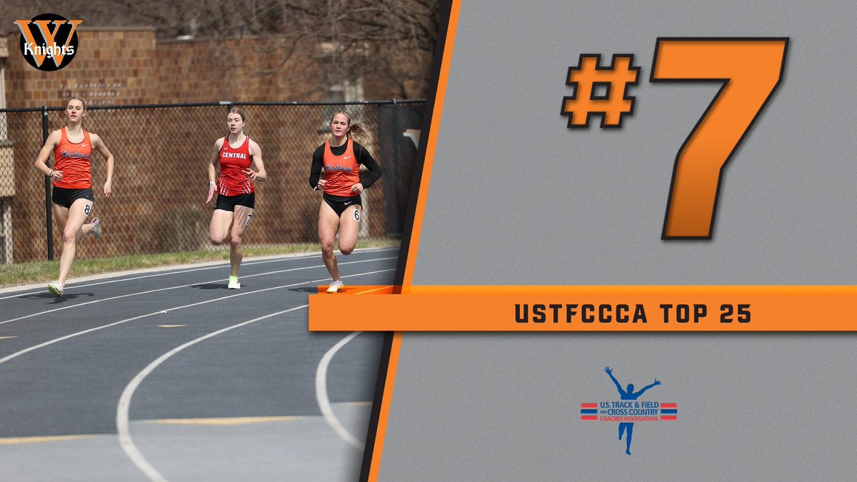The Wartburg women's track and field team moves up to No. 7 in the second week of the Outdoor USTFCCCA Top 25 poll