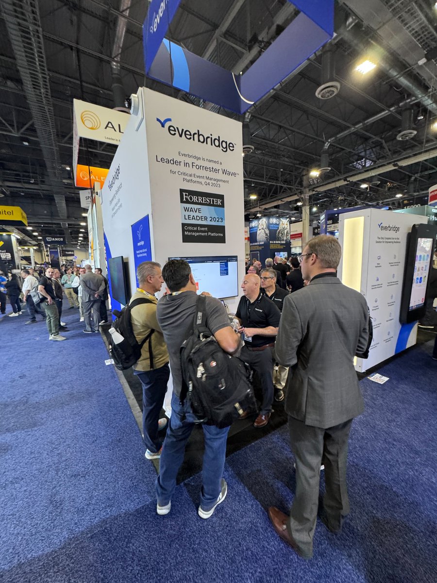 Everbridge's tweet photo. What an amazing week at ISC West 2025! 🚀 We connected with partners, customers, and new faces, sharing how Everbridge strengthens resilience and safety during critical moments. Proud to be part of such an innovative, collaborative community! #ISCWest2025 #Security #Resilience https://t.co/xpyekHpki7
