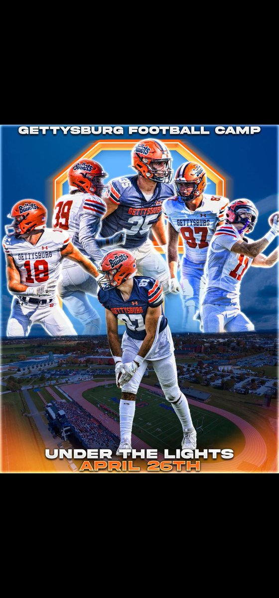 James Elliott (@jam3s3lliott) on Twitter photo I am proud blessed and honored to receive an official invite from Coach <a href="/CoachHoytGC/">Mike Hoyt</a> I will be at the Gettysburg College Football Prospect Camp showcasing my talent. <a href="/CoachMoeBanks/">Moe Banks</a> <a href="/evans_antoine/">Coach Antoine Evans</a> <a href="/BigRioGLT/">Demario Carter (SHC Coach Rio)</a> <a href="/shc_football/">SHC FOOTBALL</a> <a href="/247Sports/">247Sports</a> <a href="/WCALSports/">WCALSports</a> <a href="/GburgFB/">Gettysburg College Football</a>
#linebacker I am proud blessed and honored to receive an official invite from Coach <a href="/CoachHoytGC/">Mike Hoyt</a> I will be at the Gettysburg College Football Prospect Camp showcasing my talent. <a href="/CoachMoeBanks/">Moe Banks</a> <a href="/evans_antoine/">Coach Antoine Evans</a> <a href="/BigRioGLT/">Demario Carter (SHC Coach Rio)</a> <a href="/shc_football/">SHC FOOTBALL</a> <a href="/247Sports/">247Sports</a> <a href="/WCALSports/">WCALSports</a> <a href="/GburgFB/">Gettysburg College Football</a>
#linebacker