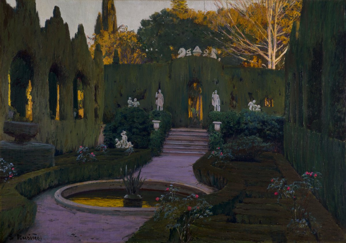 Gardens of Monforte IV (Santiago Rusiñol, 1917)