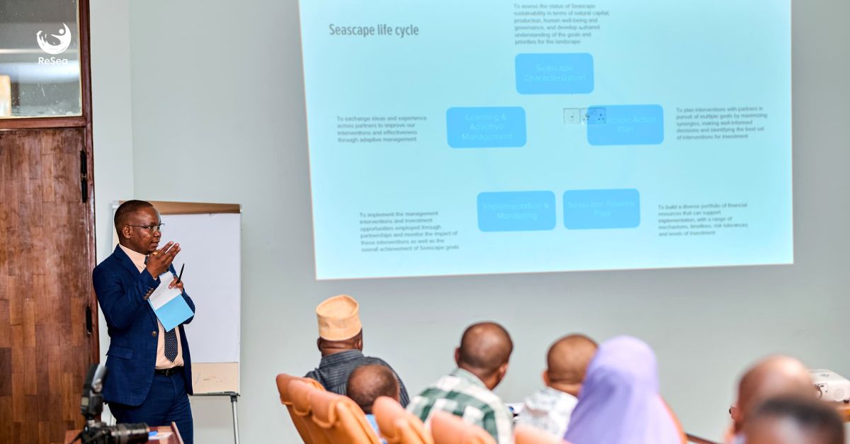 resea_project's tweet photo. 👏Thrilled to champion #BluePartnerships! We convened the Tanga-Pemba (TP) Multi-stakeholder Forum &amp; discussed strengthening seascape mgt, knowledge gaps, equitable #governance, OECMs, advancing 30x30 targets &amp; nominating the TP seascape as a UNESCO Man &amp; Biosphere Reserve https://t.co/AwBvnoBwXa