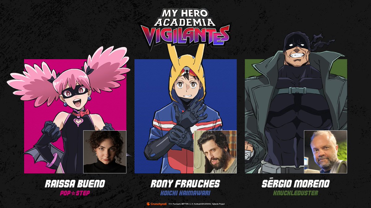 Crunchyroll_BR_'s tweet photo. Uma nova história começa 👊🏻🔥 My Hero Academia: Vigilantes já está disponível em português.

SAIBA MAIS: https://t.co/3AUQFHcCUb https://t.co/sQCZuQrNRz