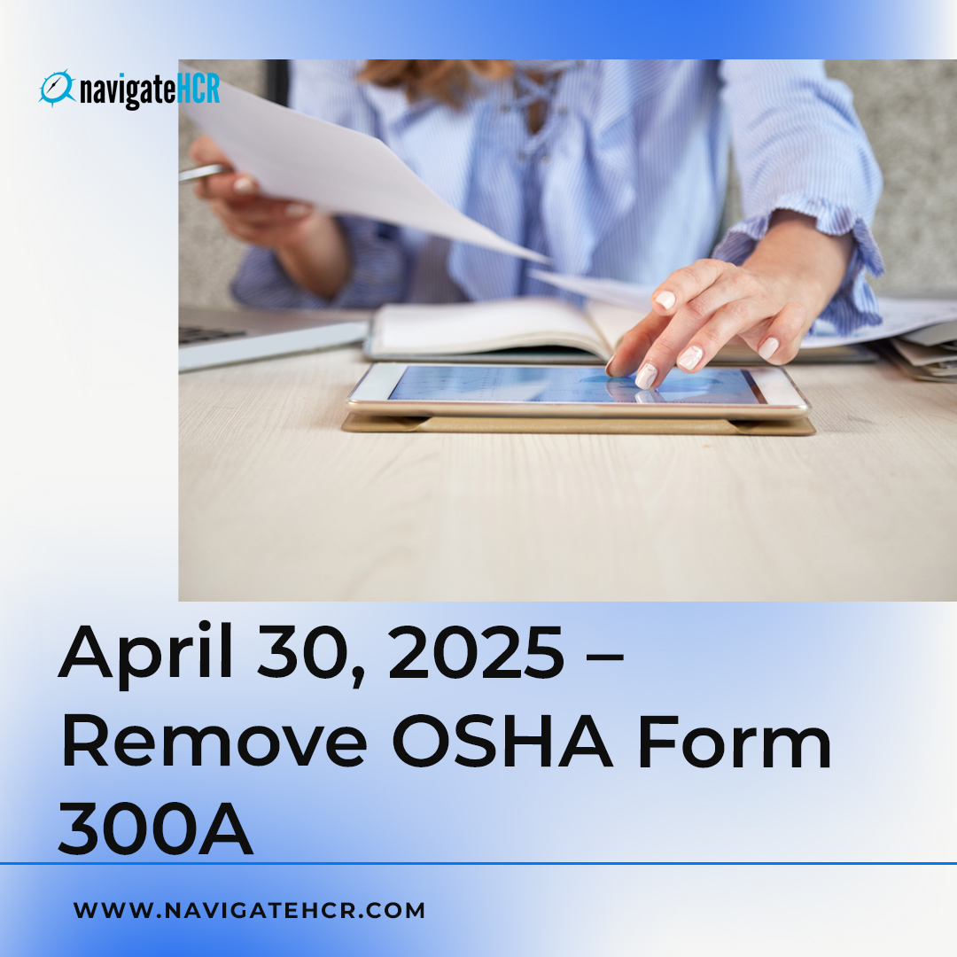 NavigateHCR's tweet image. If your company had more than 10 employees in 2024 and is not in a partially exempt industry, you were required to post this workplace injury summary. Now, it’s time to take it down! 
Keep your records updated and stay compliant. navigatehcr.ubpages.com 
#NHCR #OSHAReporting