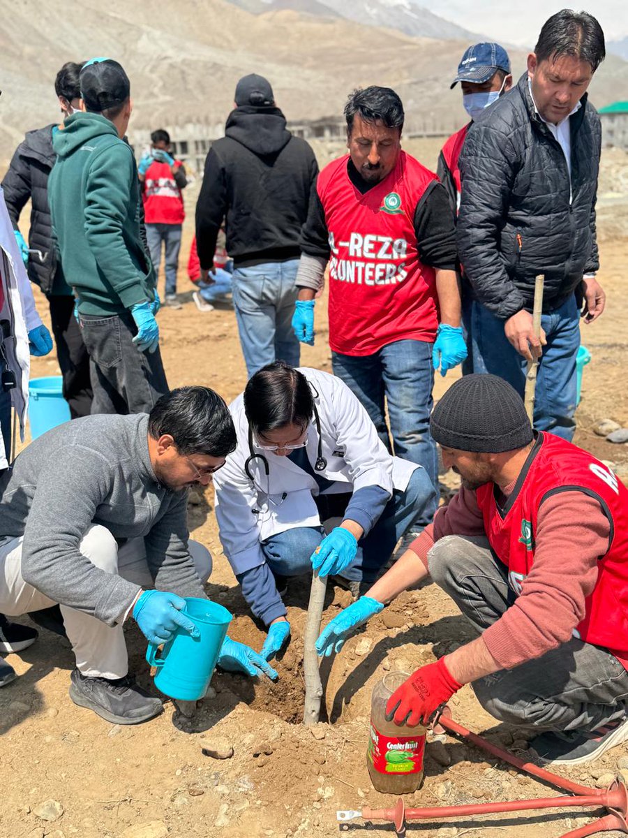 AL-REZA HEALTH CARE & RESEARCH FOUNDATION KARGIL (@alrezahcrf) on Twitter photo In a landmark move to save Ladakh’s fragile ecosystem, <a href="/JUIAK_Ladakh/">Jamiat ul Ulama Isna Asharia Kargil-Ladakh</a> launches the One Lakh Mega Plantation Drive 2025 under the Al Hima-laya Green Mission
A community-led step toward climate resilience & environmental revival
<a href="/prasarbharti/">AIR News Leh</a> <a href="/lg_ladakh/">Office of the Lt. Governor, Ladakh</a> <a href="/ddnewsladakh/">DD NEWS LADAKH</a> <a href="/airnewsalerts/">All India Radio News</a> In a landmark move to save Ladakh’s fragile ecosystem, <a href="/JUIAK_Ladakh/">Jamiat ul Ulama Isna Asharia Kargil-Ladakh</a> launches the One Lakh Mega Plantation Drive 2025 under the Al Hima-laya Green Mission
A community-led step toward climate resilience & environmental revival
<a href="/prasarbharti/">AIR News Leh</a> <a href="/lg_ladakh/">Office of the Lt. Governor, Ladakh</a> <a href="/ddnewsladakh/">DD NEWS LADAKH</a> <a href="/airnewsalerts/">All India Radio News</a>