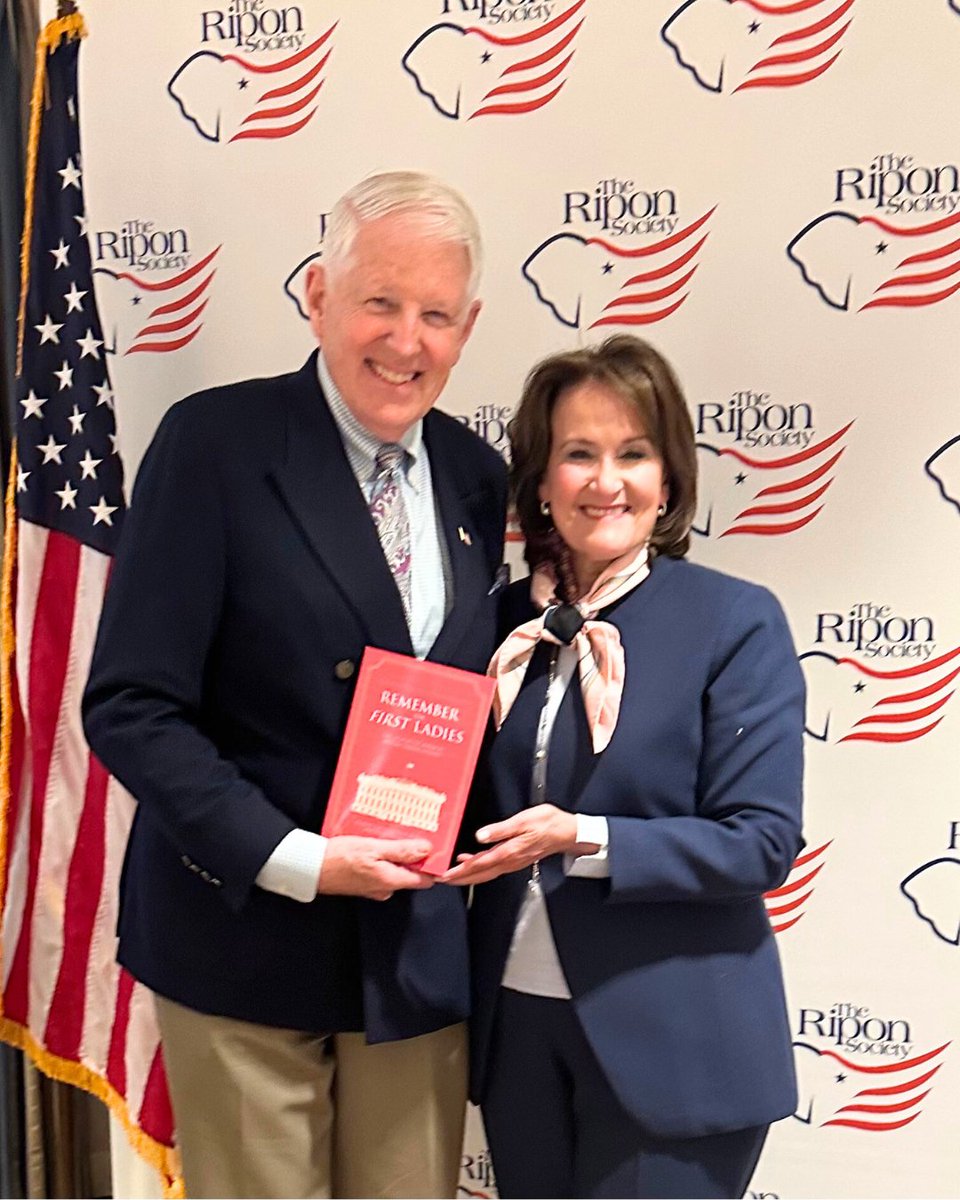 AnitaBMcBride's tweet photo. Thanks to @JimConzelman & @RiponSociety for hosting me at the GOP Women’s Lunch at the @CapitolHillClub. Loved the conversation on Remember the First Ladies with such an engaged audience! #LeadershipLegacy #GOPWomen #RememberTheFirstLadies https://t.co/WUXy7Dy0ha