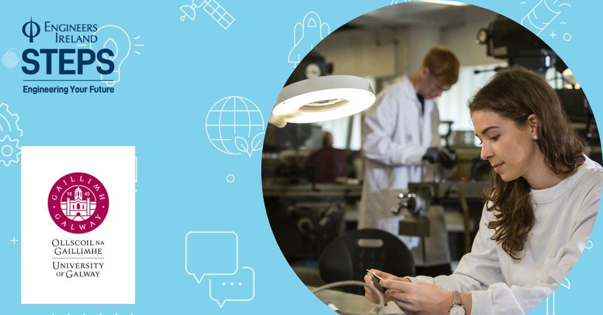 EngineerIreland's tweet image. A group of 38 TY students will be attending the University of Galway Engineering Your Future experience this week. 

This 3-day STEPS EYF event will feature hands-on workshops and interactive talks about engineering. 

#EngineeringYourFuture #STEPS