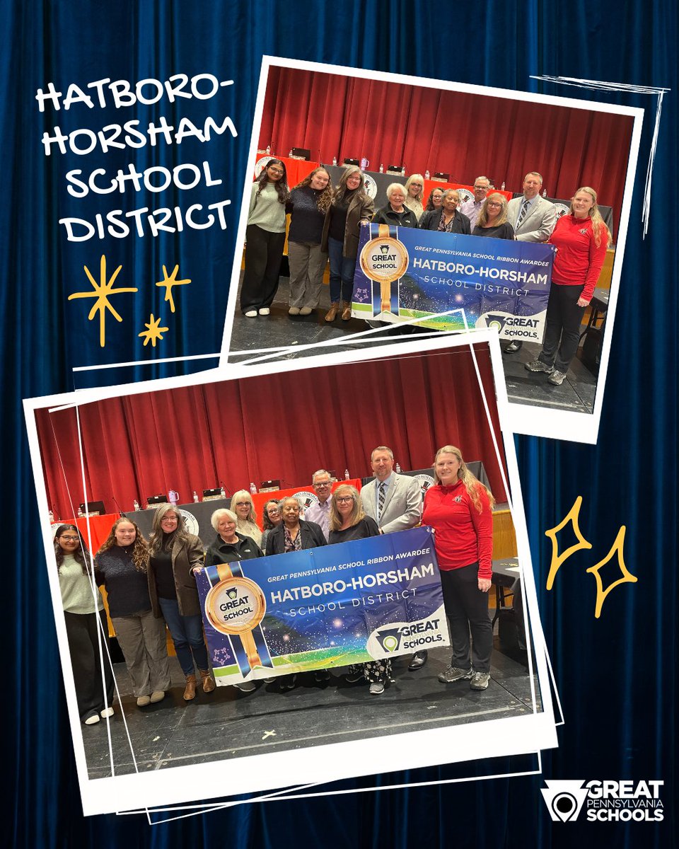Great PA Schools (@greatpaschools) on Twitter photo Congratulations to <a href="/HH_Schools/">Hatboro-Horsham School District</a> for achieving the Great PA Schools designation!
Learn more about what it takes to earn this recognition at GreatPASchools.com.
#GreatPASchools #ExcellenceInPAPublicEd #GPSRibbon Congratulations to <a href="/HH_Schools/">Hatboro-Horsham School District</a> for achieving the Great PA Schools designation!
Learn more about what it takes to earn this recognition at GreatPASchools.com.
#GreatPASchools #ExcellenceInPAPublicEd #GPSRibbon