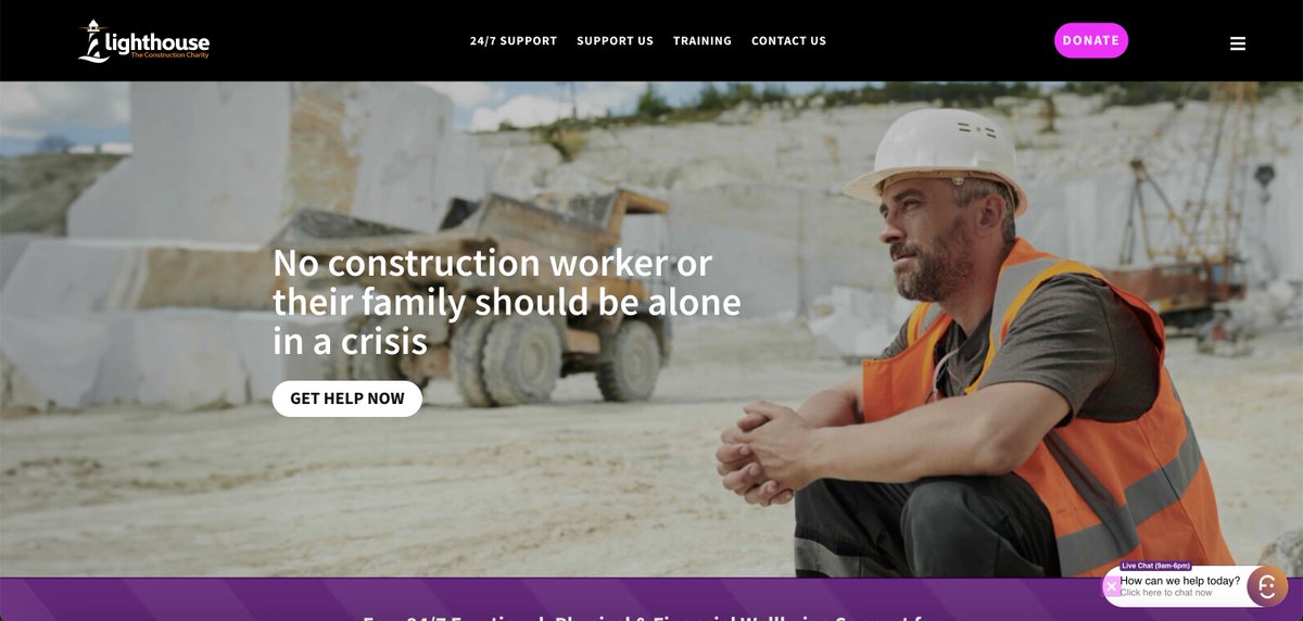 The Lighthouse Charity (@wearelhcharity) on Twitter photo ๐ฃ Weโve had a makeover! ๐ปโจ
Our brand new website is now live: lighthousecharity.org
Itโs easier than ever to find support, get involved, and see how weโre helping the construction community in the UK & Ireland.
Take a look and share it with your friends and colleagues! ๐ทโโ๏ธ๐ทโโ๏ธ ๐ฃ Weโve had a makeover! ๐ปโจ
Our brand new website is now live: lighthousecharity.org
Itโs easier than ever to find support, get involved, and see how weโre helping the construction community in the UK & Ireland.
Take a look and share it with your friends and colleagues! ๐ทโโ๏ธ๐ทโโ๏ธ