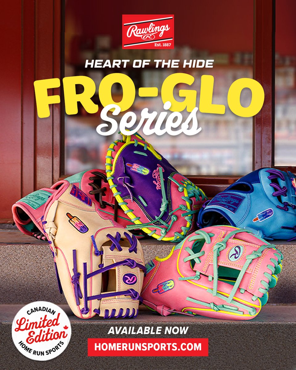 The tastiest collection of Rawlings Heart Of The Hide Gloves🍦

The limited edition Rawlings 𝗙𝗿𝗼-𝗚𝗹𝗼 𝗦𝗲𝗿𝗶𝗲𝘀 is available now.
<a href="/RawlingsSB/">Rawlings Softball</a> 

Shop in store and online at Home Run Sports.

 ➡️homerunsports.com/discount/plays…

#playslopitch