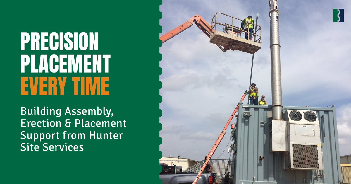 hunter_site's tweet image. From initial installation of new structures on your industrial site to relocation support when one job ends and other starts, Hunter Site Services’ detail-focused team has you covered.
#IndustrialConstruction #SiteServices #BuildingInstallation