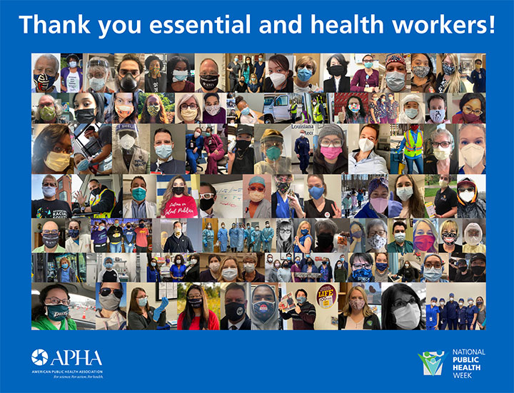 Every year in April, <a href="/PublicHealth/">APHA</a> brings together communities across the United States to observe #NationalPublicHealthWeek as a time to recognize the contributions of public health and highlight issues that are important to improving our nation.