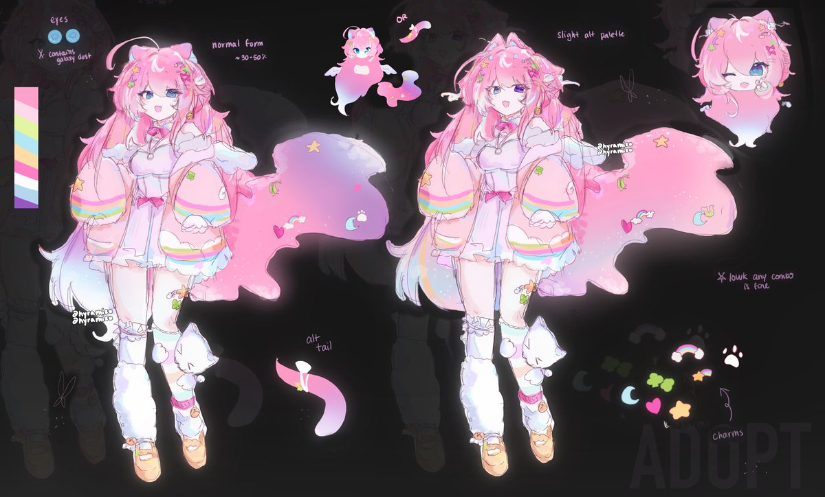 hyramisu's tweet image. #PortfolioDay
Hihi, im hyra and I mainly do adoptables 🩷 rt are appreciated<3