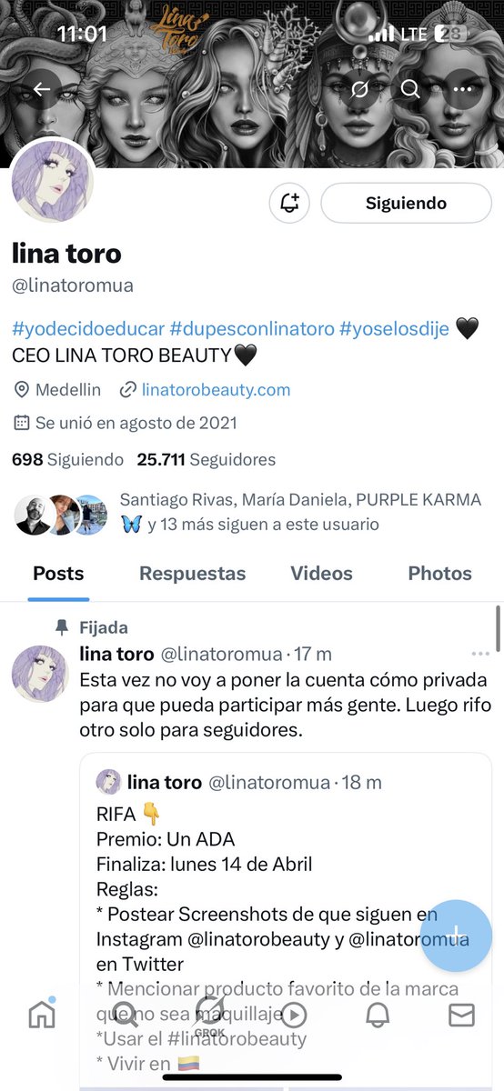 laurafbohorquez's tweet photo. @linatoromua @linatorobeauty #linatorobeauty mi fav es Delos✨ https://t.co/9HDQBF15iy