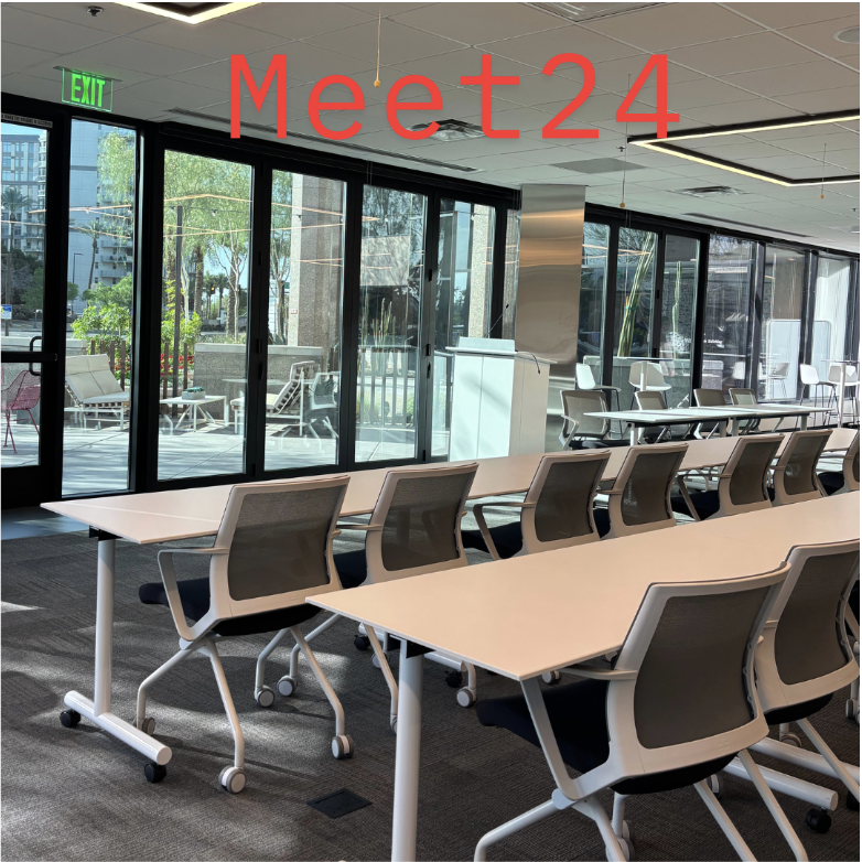 Looking for the perfect space for your next conference or after-hours event? Look no further! With seating for up to 100 people, Meet 24 is designed for success—whether it's a professional gathering or a casual mixer. Book today and elevate your next event! 🌟 #Meet24 #Workuity