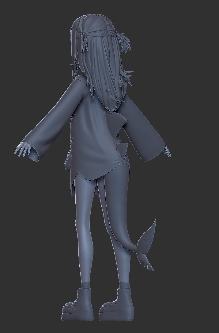 Goobin'

#gawrgura #HololiveEN #Zbrush #Vtuber #3DCG