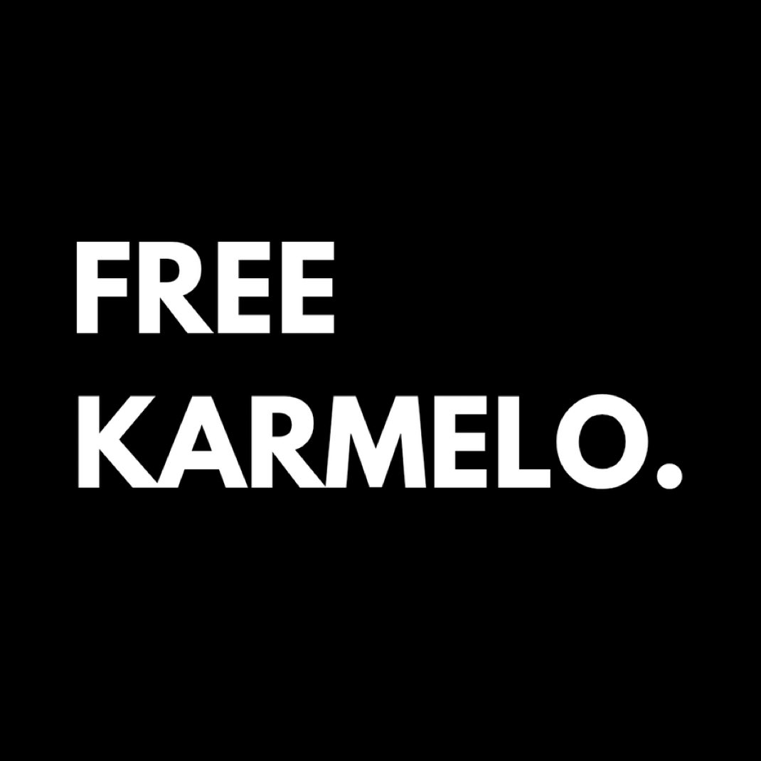 He should have been free yesterday‼️ #FreeKarmeloAnthony