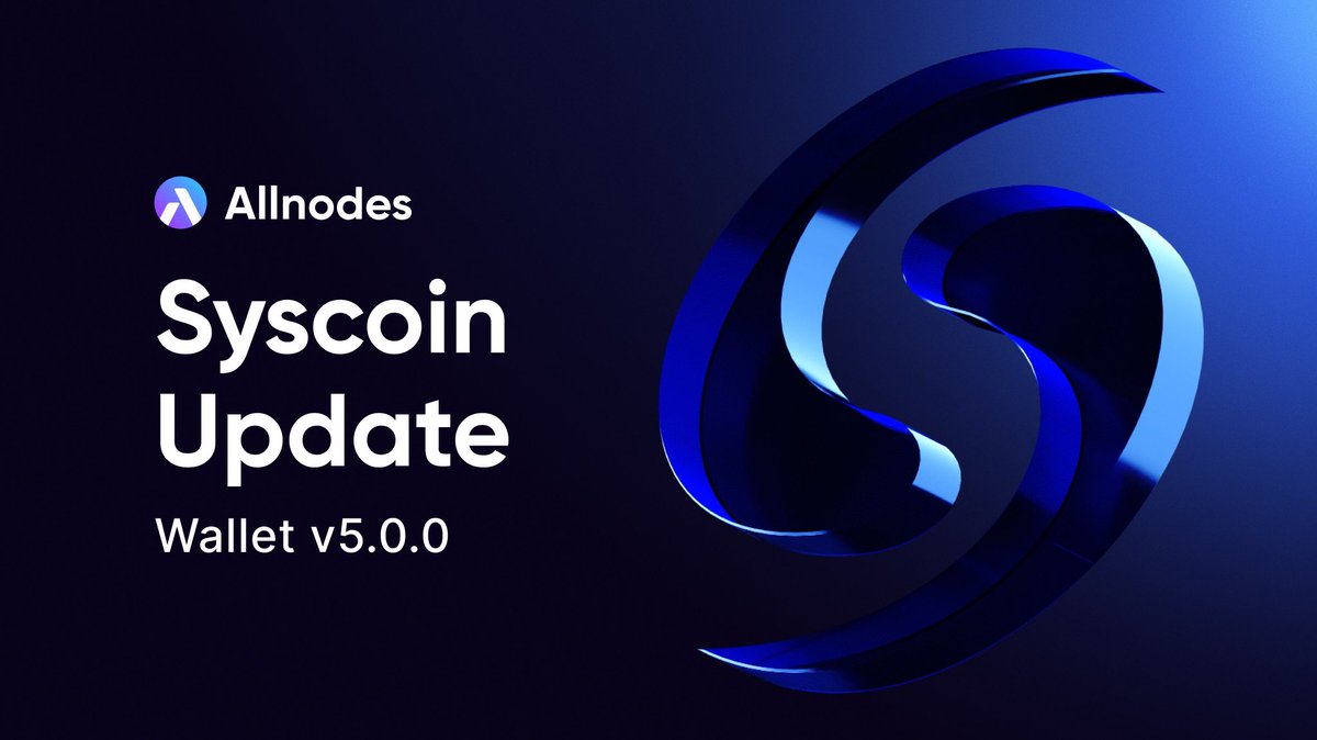 All <a href="/syscoin/">Syscoin</a> Sentry Nodes on #Allnodes were successfully upgraded to Nexus v5.0.0. bringing cross-chain Bitcoin integration &amp; advanced decentralized governance. No action needed from our users.  ⚡

⚙️ Release &amp; highlights: github.com/syscoin/syscoi…