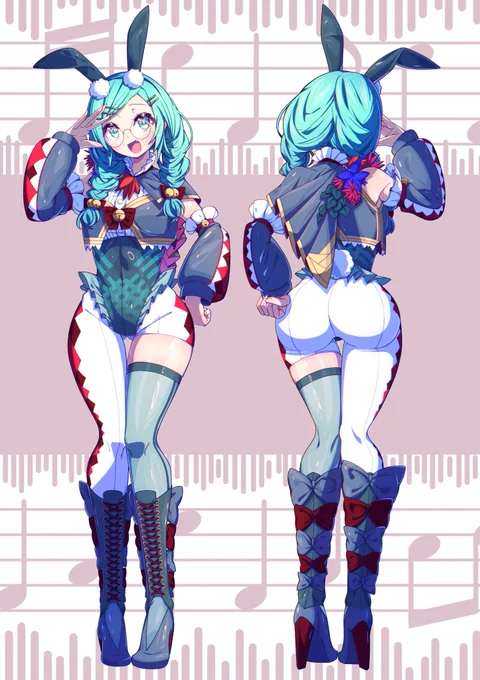 新衣装楽しみ!!髪型と上半身のシルエットだけは当たったら良いな、と思いながら描きました!それ以外は趣味です!!#神楽すず新衣装予想 