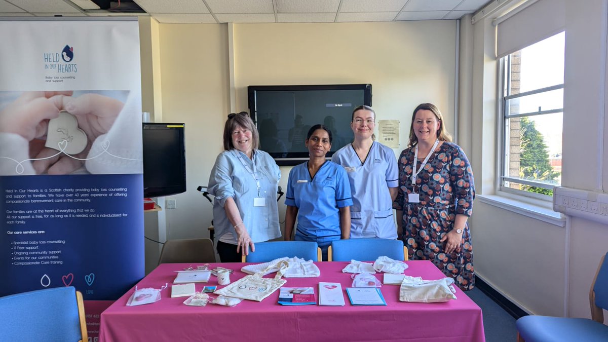 Lindsay, Magi and Annabelle spent a very worthwhile morning meeting with staff at Raigmore Hospital. As usual they were given a warm welcome, by Dani, Raigmore's Bereavement Link Midwife.