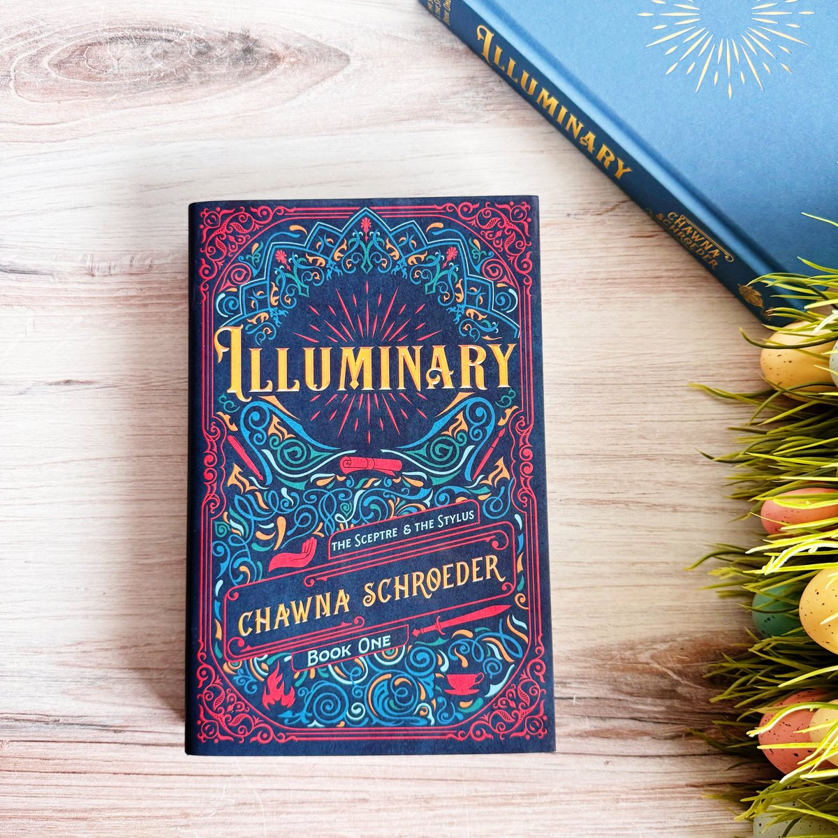Happy Release Day! Illuminary, the first book in the Sceptre and Stylus by Chawna Schroeder, is here! 

⭐️ ⭐️ ⭐️ 

Glimpse the past, illuminate the future.

#NewRelease #YAfantasy

enclavepublishingstore.com/illuminary-har…