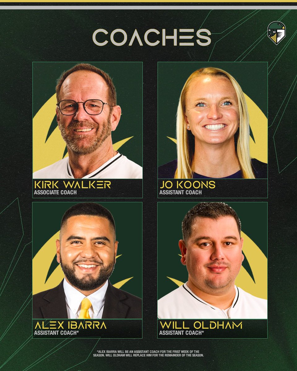 We have finalized our inaugural coaching staff with the addition of these four coaches: Kirk Walker, Jo Koons, Alex Ibarra, and Will Oldham.

Welcome to the nest 🦅 

🔗 theausl.com/talons/news/ta…