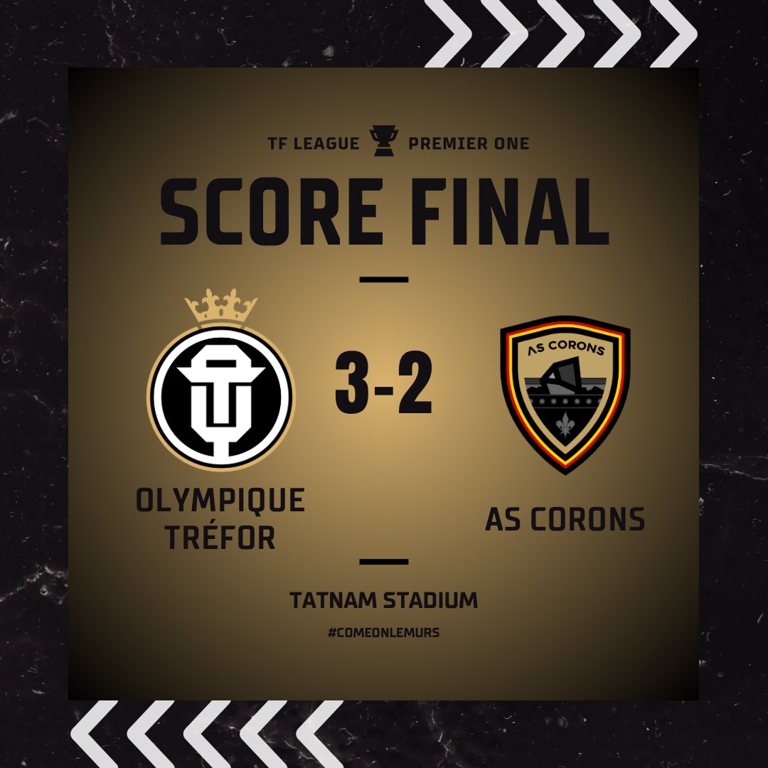 Olympique Tréfor (@olympiquetrefor) on Twitter photo Sur le fil !
Très belle performance collective de nos Lémurs qui s’imposent face à <a href="/ASCoronns/">AS Corons ⚒️🐥</a> !
Merci à Liam, Bernardo et Youri ! ⚫️⚪️
#OTASC
#ComeOnLemurs Sur le fil !
Très belle performance collective de nos Lémurs qui s’imposent face à <a href="/ASCoronns/">AS Corons ⚒️🐥</a> !
Merci à Liam, Bernardo et Youri ! ⚫️⚪️
#OTASC
#ComeOnLemurs