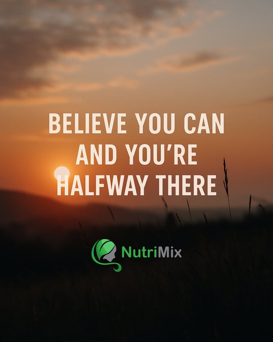 NutriMix_'s tweet photo. Believe in your journey. Your mindset is your greatest strength.
Start strong with NutriMix — because wellness begins with belief.
#NutriMix #MindsetMatters #WellnessJourney #MotivationMonday https://t.co/lExU8MsMQL