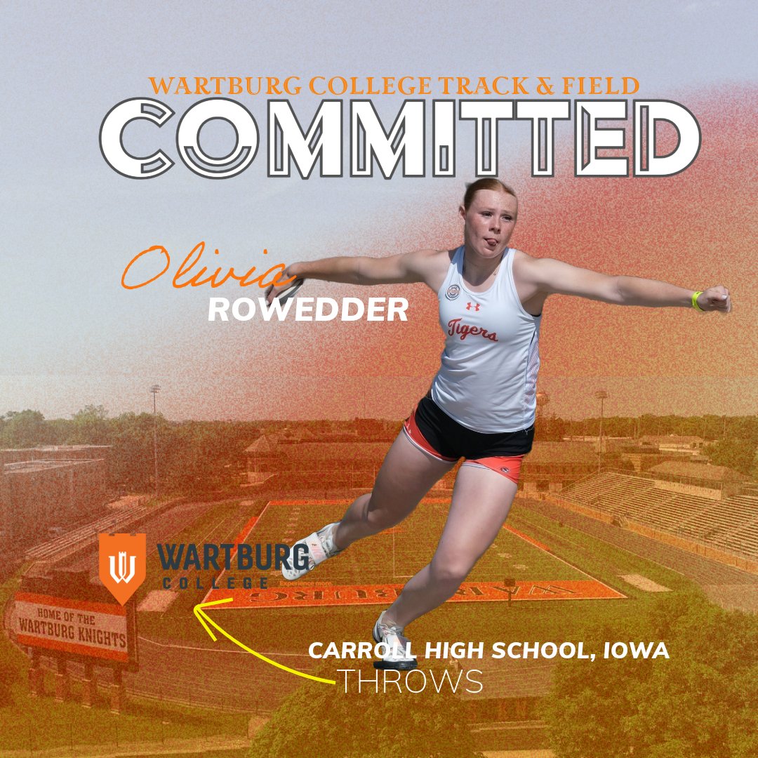 Welcome to the family Olivia Rowedder!
#WhoIsNext #goknights #family #trackandfield #wartburg @wtf_knights <a href="/Coach_Newsom/">Marcus Newsom</a> @Coach_Newsom_  @tfcoachroberson @wartburgtf @wartburgknights